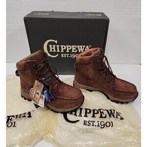 new CHIPPEWA size 10 L24979 Womens Hiking Boot Waterproof Leather ortholite shoe